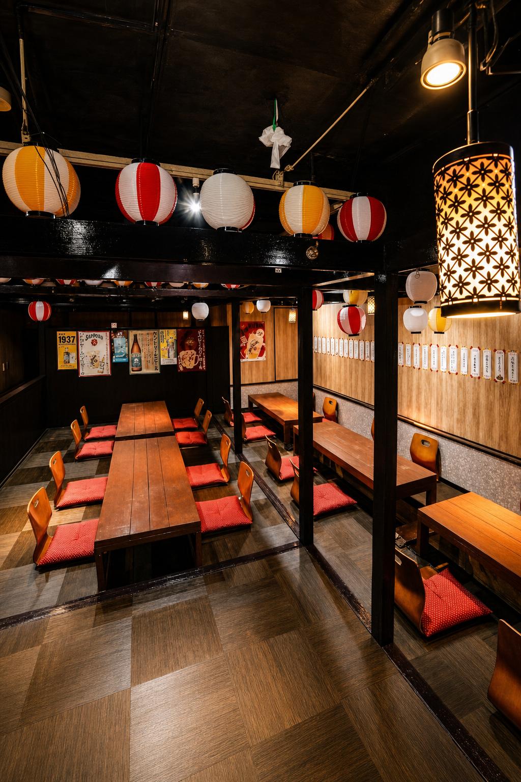 国分町 満腹居酒屋 はい 町井ですー の賑やかな座敷席